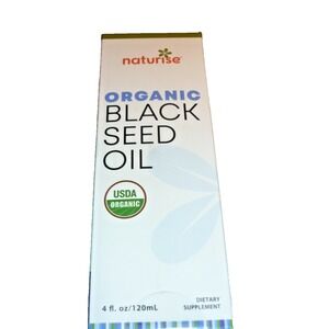 Naturise 4oz Cold Pressed Organic Black Seed Oil Natural Antioxidants Digestive